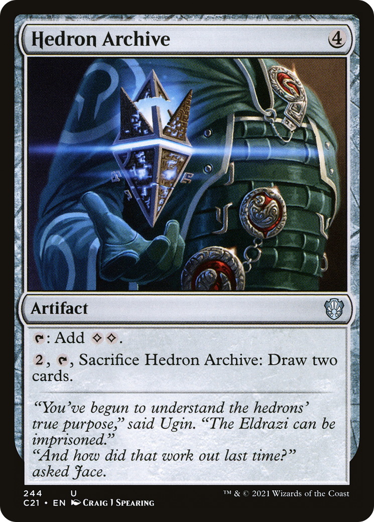 Hedron Archive (C21-244) - Commander 2021 - Premium MTG Single from Wizards of the Coast - Just $0.25! Shop now at Game Crave Tournament Store