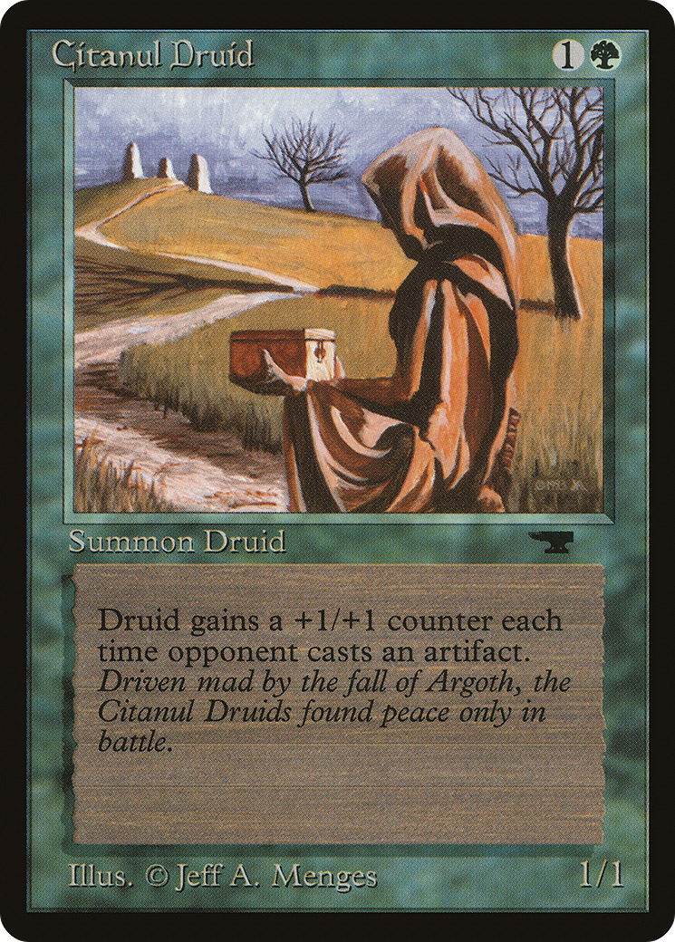 Citanul Druid (ATQ-031) - Antiquities - Premium MTG Single from Wizards of the Coast - Just $1.98! Shop now at Game Crave Tournament Store