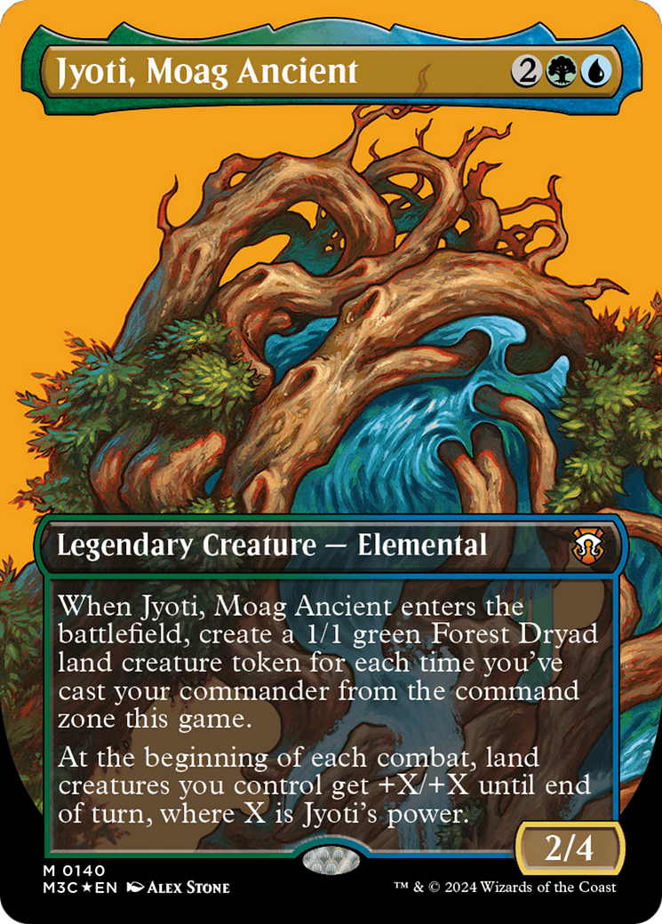 Jyoti, Moag Ancient (M3C-140) - Modern Horizons 3 Commander: (Showcase) (Borderless) Foil - Premium MTG Single from Wizards of the Coast - Just $0.52! Shop now at Game Crave Tournament Store