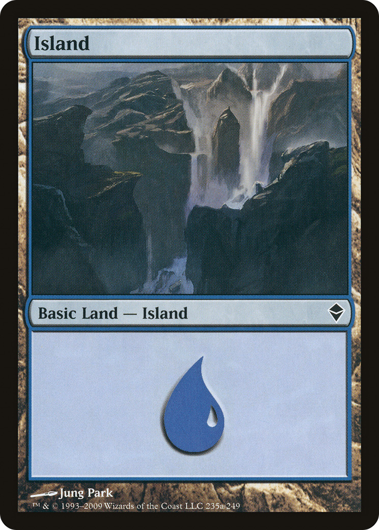 Island (ZEN-235A) - Zendikar - Premium MTG Single from Wizards of the Coast - Just $0.11! Shop now at Game Crave Tournament Store