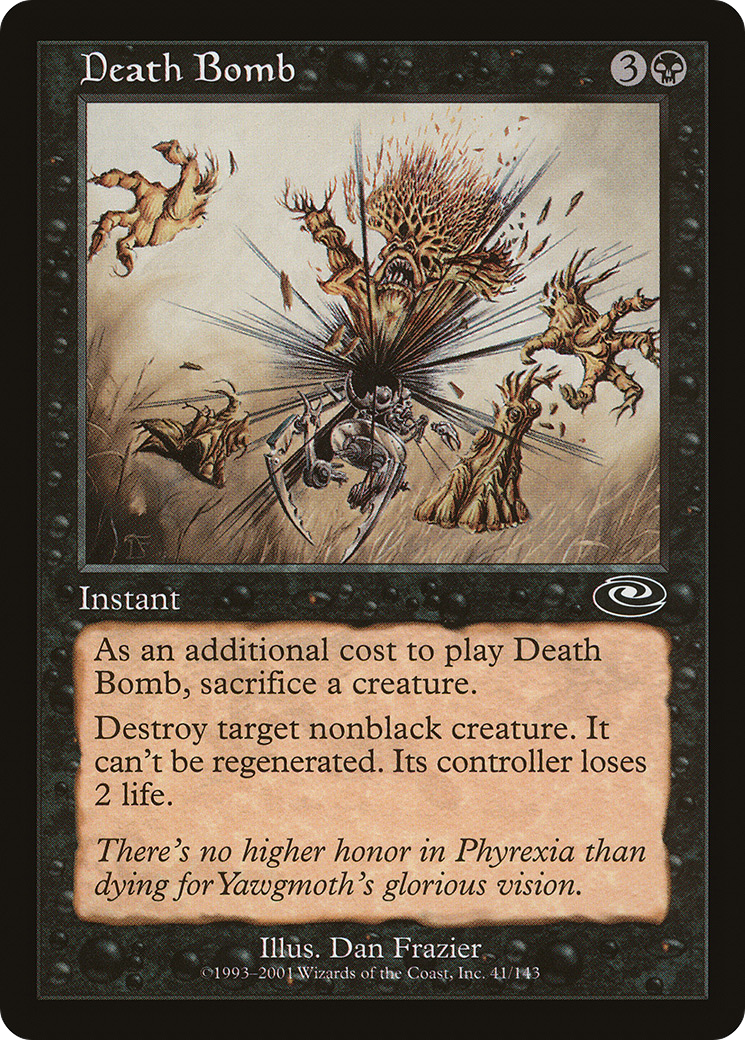 Death Bomb (PLS-041) - Planeshift - Premium MTG Single from Wizards of the Coast - Just $0.08! Shop now at Game Crave Tournament Store