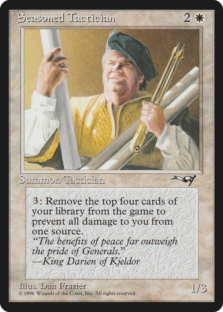 Seasoned Tactician (ALL-017) - Alliances - Premium MTG Single from Wizards of the Coast - Just $0.08! Shop now at Game Crave Tournament Store