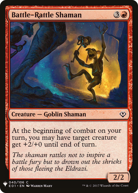 Battle-Rattle Shaman (MB1-851) - Mystery Booster - Premium MTG Single from Wizards of the Coast - Just $0.25! Shop now at Game Crave Tournament Store