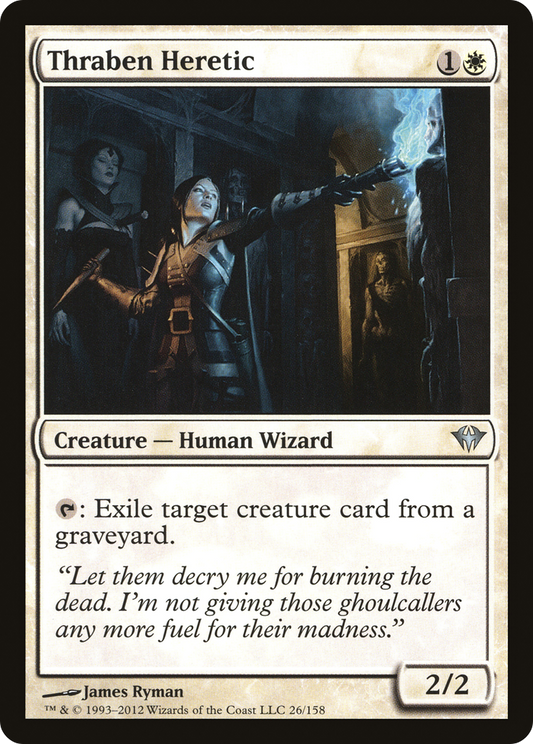 Thraben Heretic (DKA-026) - Dark Ascension - Premium MTG Single from Wizards of the Coast - Just $0.08! Shop now at Game Crave Tournament Store