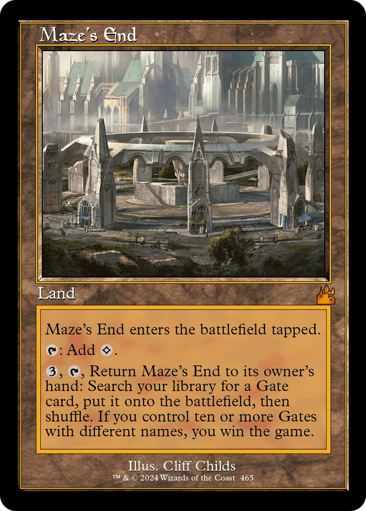Maze's End (RVR-465) - Ravnica Remastered - Premium MTG Single from Wizards of the Coast - Just $3! Shop now at Game Crave Tournament Store