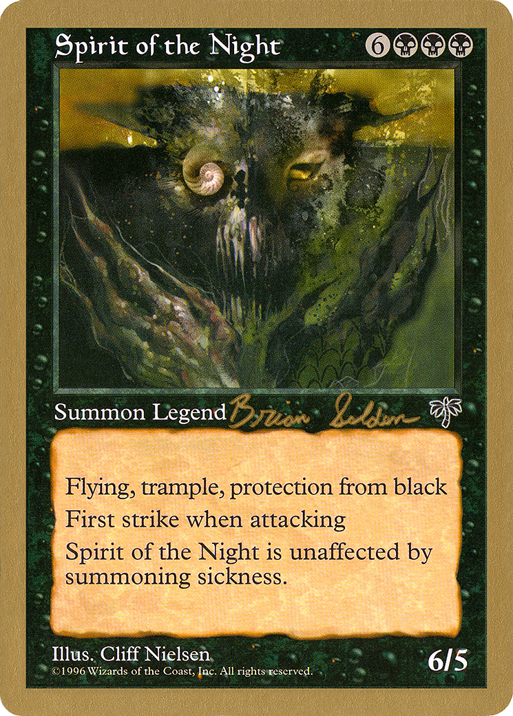 Spirit of the Night (WC98-BS146) - World Championship Decks 1998 - Premium MTG Single from Wizards of the Coast - Just $0.38! Shop now at Game Crave Tournament Store