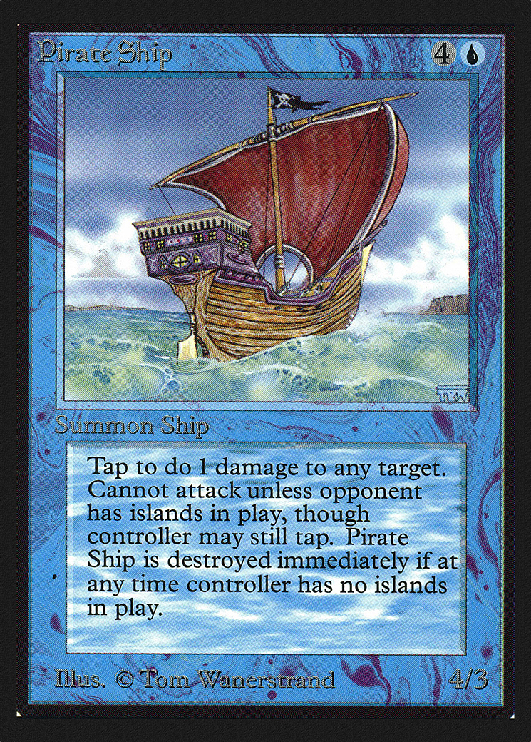 Pirate Ship (CED-071) - Collectors' Edition - Premium MTG Single from Wizards of the Coast - Just $2.76! Shop now at Game Crave Tournament Store