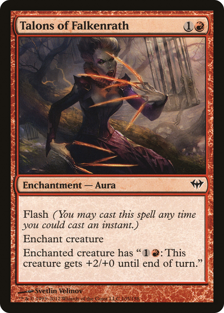 Talons of Falkenrath (DKA-105) - Dark Ascension - Premium MTG Single from Wizards of the Coast - Just $0.08! Shop now at Game Crave Tournament Store