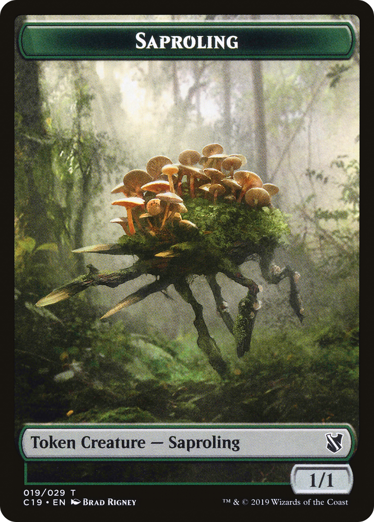 Saproling (TC19-019) - Commander 2019 Tokens - Premium MTG Single from Wizards of the Coast - Just $0! Shop now at Game Crave Tournament Store