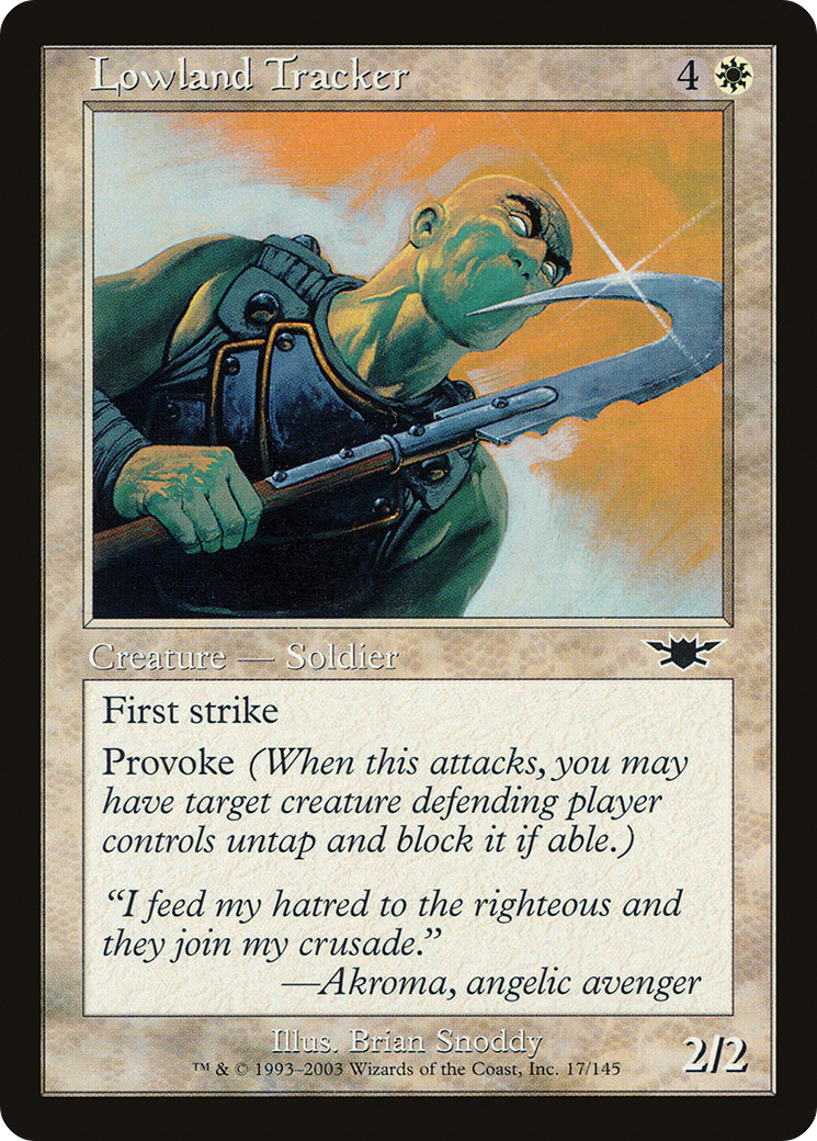 Lowland Tracker (LGN-017) - Legions Foil - Premium MTG Single from Wizards of the Coast - Just $0.08! Shop now at Game Crave Tournament Store