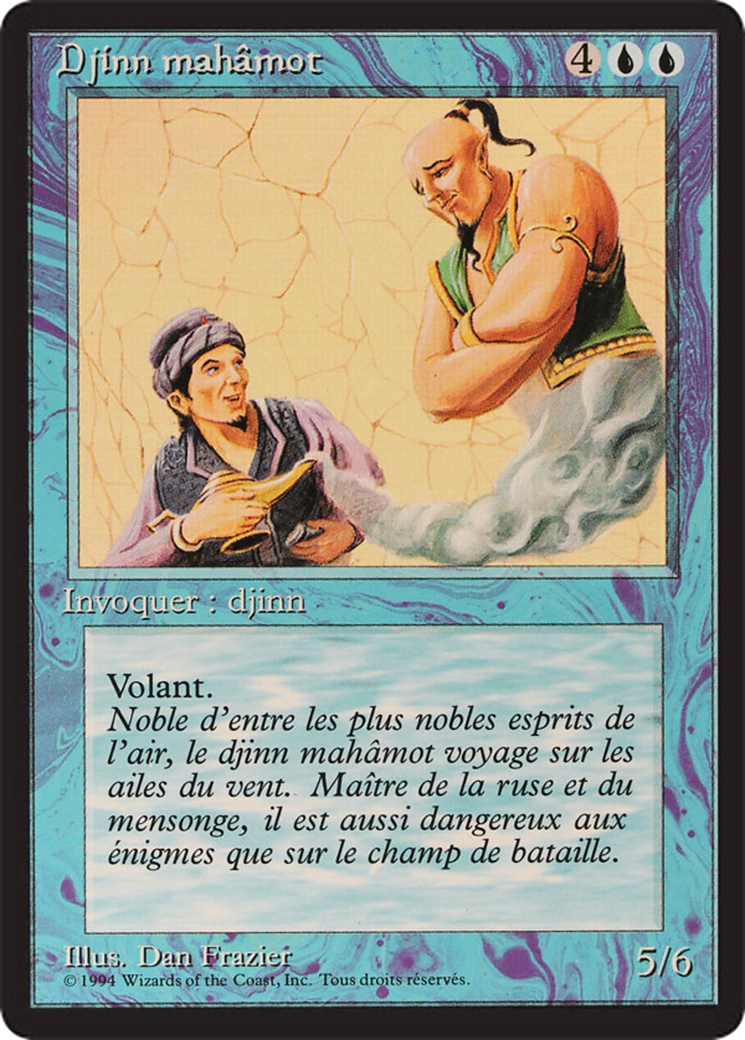 Mahamoti Djinn (FBB-066) - Foreign Black Border - Premium MTG Single from Wizards of the Coast - Just $5.52! Shop now at Game Crave Tournament Store