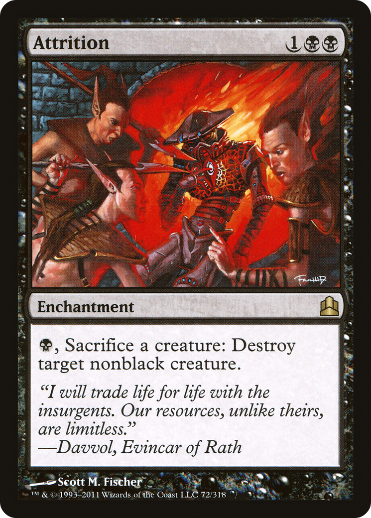 Attrition (CMD-072) - Commander 2011 - Premium MTG Single from Wizards of the Coast - Just $4.35! Shop now at Game Crave Tournament Store