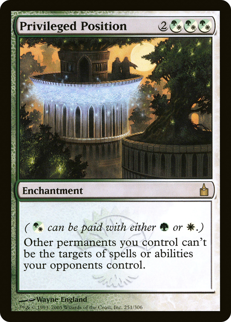 Privileged Position (RAV-251) - Ravnica: City of Guilds - Premium MTG Single from Wizards of the Coast - Just $0.73! Shop now at Game Crave Tournament Store