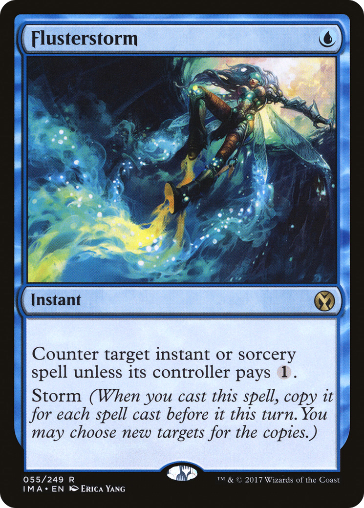 Flusterstorm (IMA-055) - Iconic Masters - Premium MTG Single from Wizards of the Coast - Just $1.66! Shop now at Game Crave Tournament Store