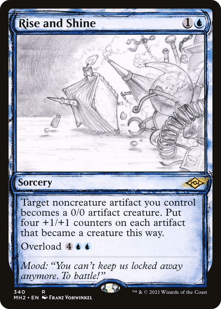 Rise and Shine (MH2-340) - Modern Horizons 2: (Showcase) Foil - Premium MTG Single from Wizards of the Coast - Just $0.26! Shop now at Game Crave Tournament Store