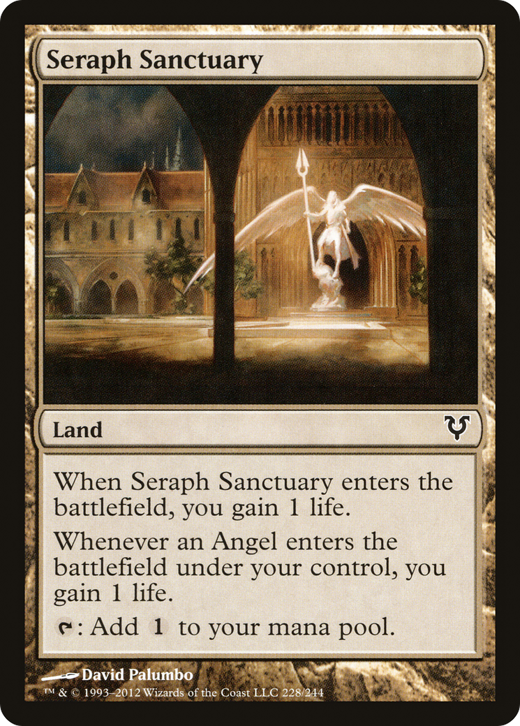Seraph Sanctuary (AVR-228) - Avacyn Restored - Premium MTG Single from Wizards of the Coast - Just $1.09! Shop now at Game Crave Tournament Store
