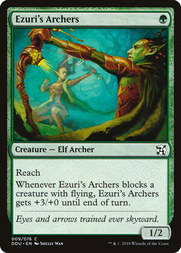Ezuri's Archers (DDU-009) - Duel Decks: Elves vs. Inventors - Premium MTG Single from Wizards of the Coast - Just $0.25! Shop now at Game Crave Tournament Store