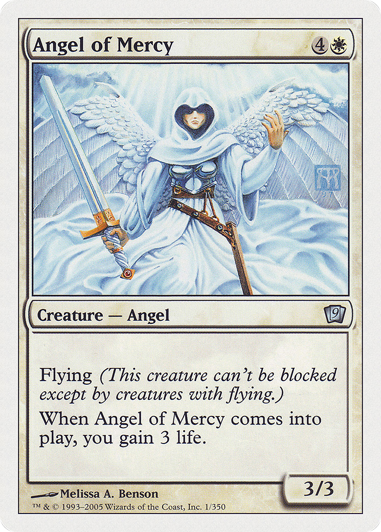 Angel of Mercy (9ED-001) - Ninth Edition - Premium MTG Single from Wizards of the Coast - Just $0.25! Shop now at Game Crave Tournament Store