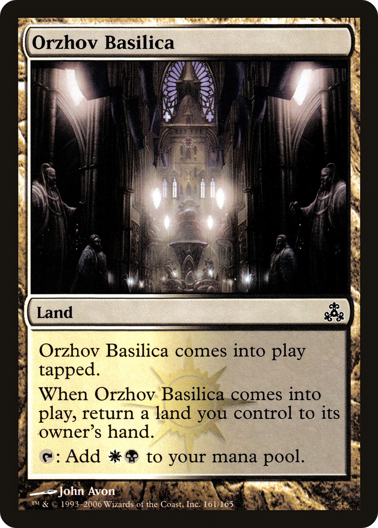Orzhov Basilica (GPT-161) - Guildpact Foil - Premium MTG Single from Wizards of the Coast - Just $1.31! Shop now at Game Crave Tournament Store
