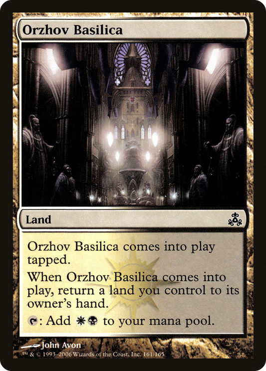 Orzhov Basilica (GPT-161) - Guildpact Foil - Premium MTG Single from Wizards of the Coast - Just $1.31! Shop now at Game Crave Tournament Store