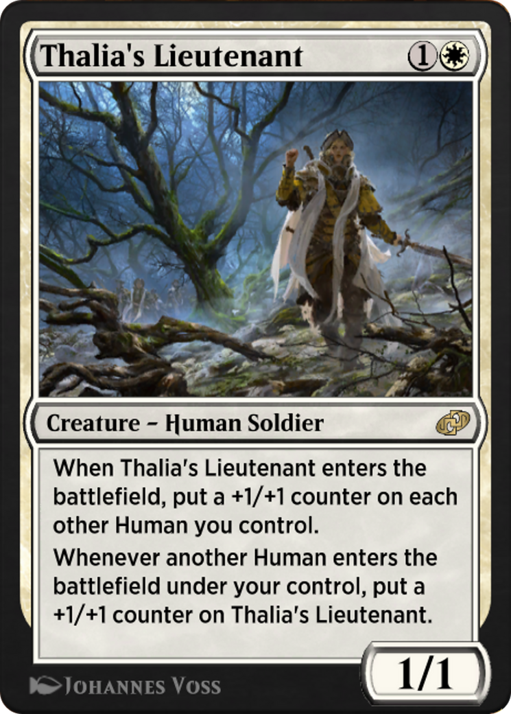 Thalia's Lieutenant (J21-148) - Jumpstart: Historic Horizons - Premium MTG Single from Wizards of the Coast - Just $0! Shop now at Game Crave Tournament Store