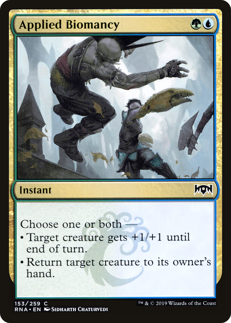 Applied Biomancy (RNA-153) - Ravnica Allegiance Foil - Premium MTG Single from Wizards of the Coast - Just $0.25! Shop now at Game Crave Tournament Store