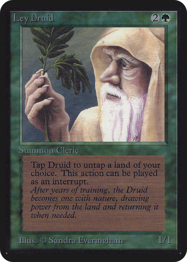 Ley Druid (LEA-205) - Limited Edition Alpha - Premium MTG Single from Wizards of the Coast - Just $41.19! Shop now at Game Crave Tournament Store