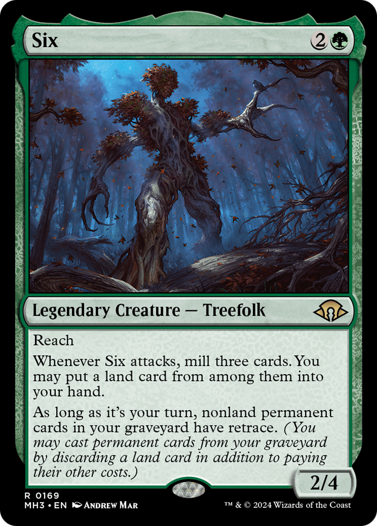 Six (MH3-169) - Modern Horizons 3 Foil - Premium MTG Single from Wizards of the Coast - Just $7.25! Shop now at Game Crave Tournament Store