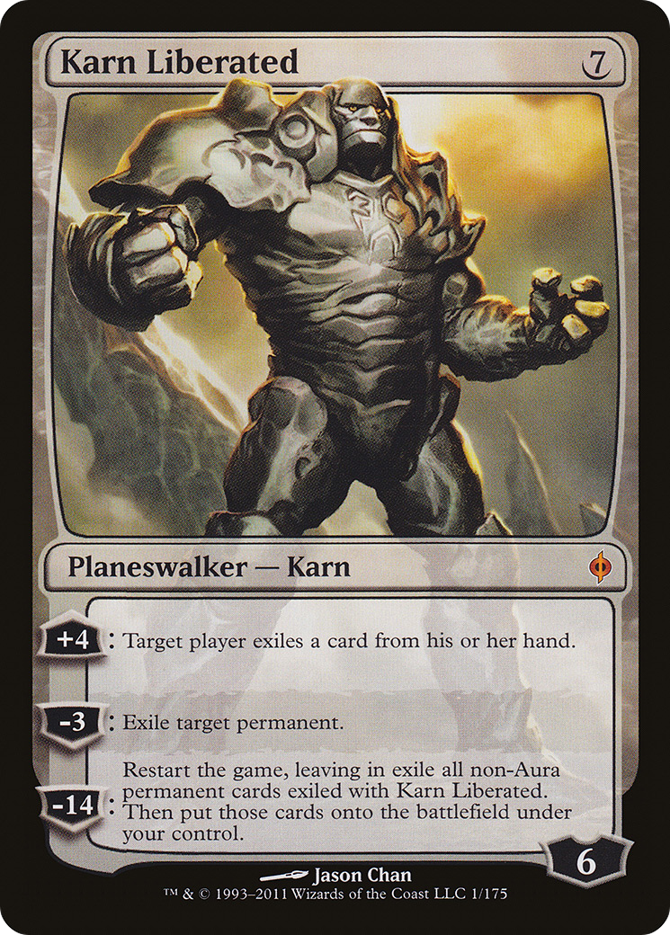Karn Liberated (NPH-001) - New Phyrexia Foil - Premium MTG Single from Wizards of the Coast - Just $13.28! Shop now at Game Crave Tournament Store
