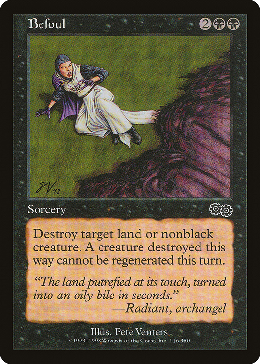 Befoul (USG-116) - Urza's Saga - Premium MTG Single from Wizards of the Coast - Just $0.08! Shop now at Game Crave Tournament Store