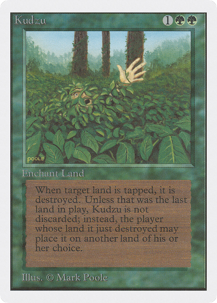 Kudzu (2ED-205) - Unlimited Edition - Premium MTG Single from Wizards of the Coast - Just $5.93! Shop now at Game Crave Tournament Store
