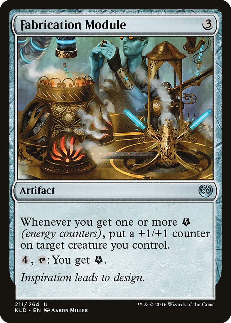 Fabrication Module (KLD-211) - Kaladesh Foil - Premium MTG Single from Wizards of the Coast - Just $0.54! Shop now at Game Crave Tournament Store