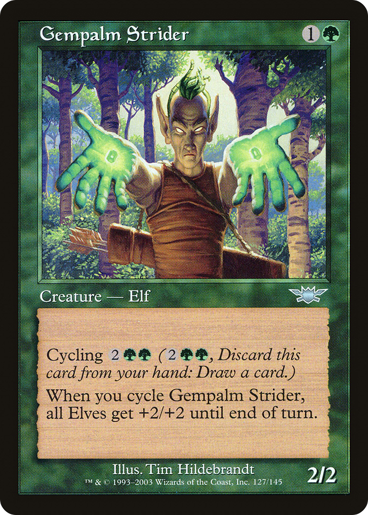 Gempalm Strider (LGN-127) - Legions Foil - Premium MTG Single from Wizards of the Coast - Just $0.45! Shop now at Game Crave Tournament Store