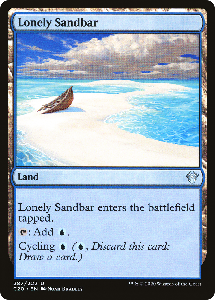 Lonely Sandbar (C20-287) - Commander 2020 - Premium MTG Single from Wizards of the Coast - Just $0.08! Shop now at Game Crave Tournament Store