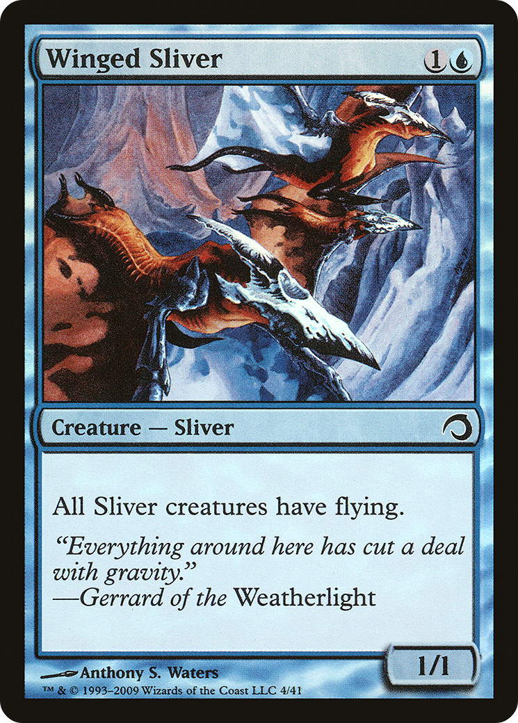 Winged Sliver (H09-004) - Premium Deck Series: Slivers Foil - Premium MTG Single from Wizards of the Coast - Just $0.18! Shop now at Game Crave Tournament Store