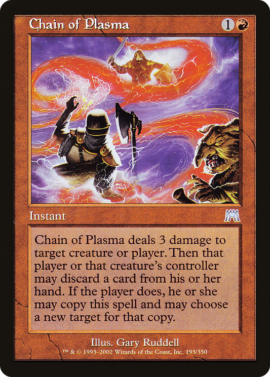 Chain of Plasma (ONS-193) - Onslaught - Premium MTG Single from Wizards of the Coast - Just $0.08! Shop now at Game Crave Tournament Store