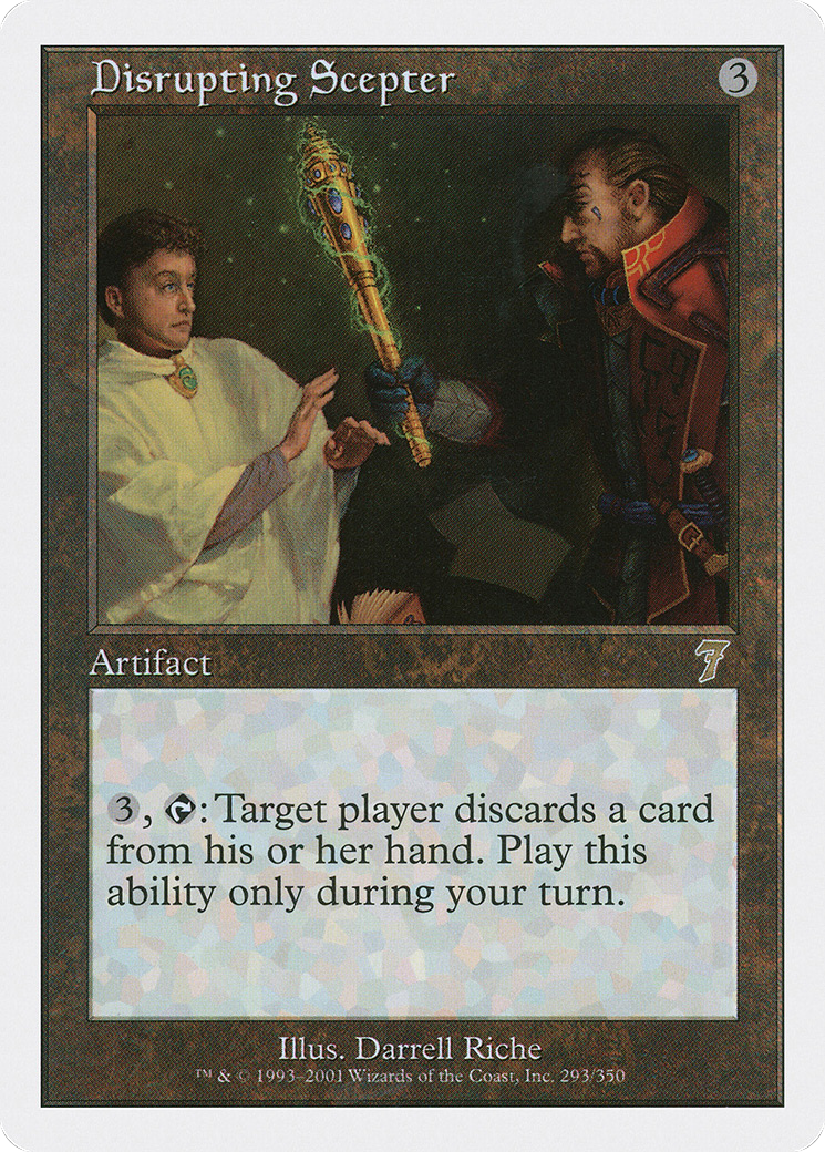 Disrupting Scepter (7ED-293) - Seventh Edition - Premium MTG Single from Wizards of the Coast - Just $0.25! Shop now at Game Crave Tournament Store