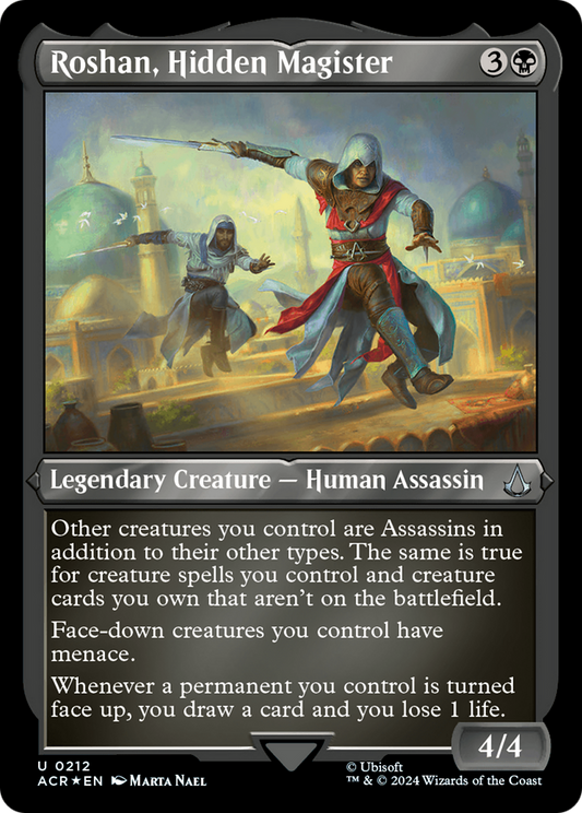 Roshan, Hidden Magister (ACR-212) - Assassin's Creed Etched Foil