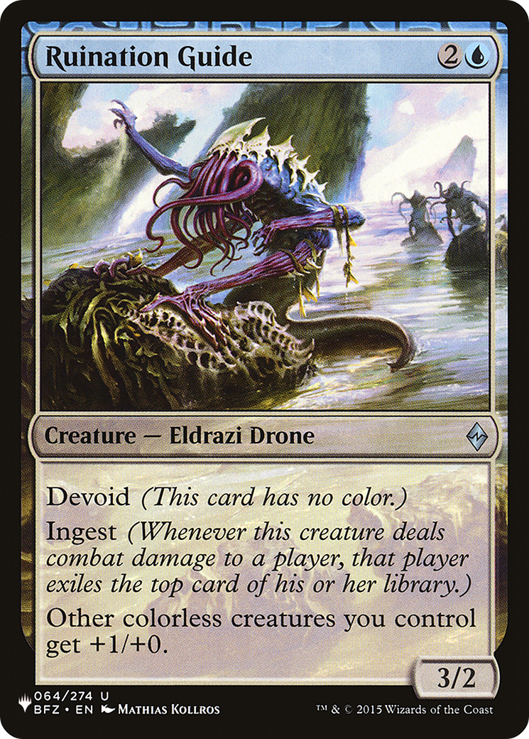 Ruination Guide (PLIST-077) - The List: (devoid) - Premium MTG Single from Wizards of the Coast - Just $0.08! Shop now at Game Crave Tournament Store