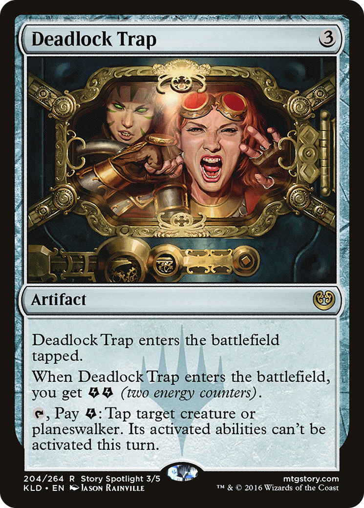 Deadlock Trap (KLD-204) - Kaladesh Foil - Premium MTG Single from Wizards of the Coast - Just $0.39! Shop now at Game Crave Tournament Store