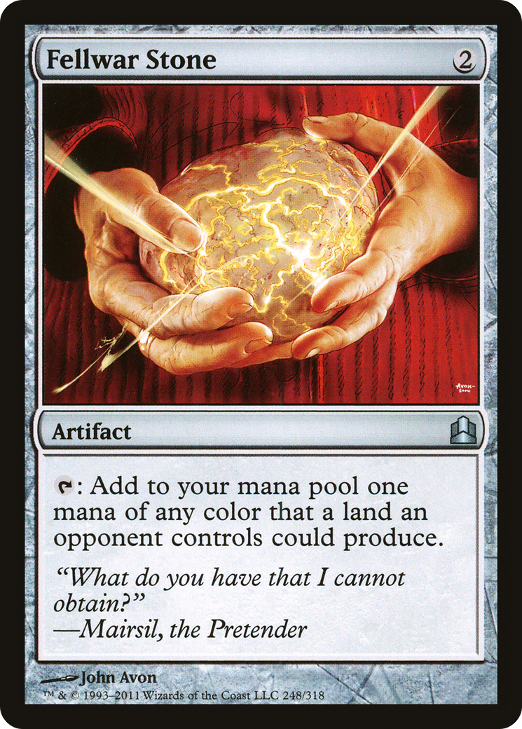 Fellwar Stone (CMD-248) - Commander 2011 - Premium MTG Single from Wizards of the Coast - Just $0.43! Shop now at Game Crave Tournament Store