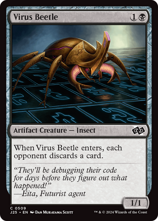 Virus Beetle (J25-509) - Foundations Jumpstart - Premium MTG Single from Wizards of the Coast - Just $0.25! Shop now at Game Crave Tournament Store