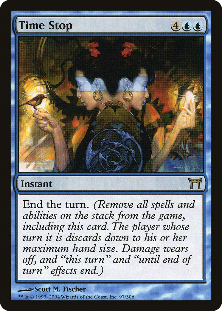 Time Stop (CHK-097) - Champions of Kamigawa - Premium MTG Single from Wizards of the Coast - Just $1.60! Shop now at Game Crave Tournament Store