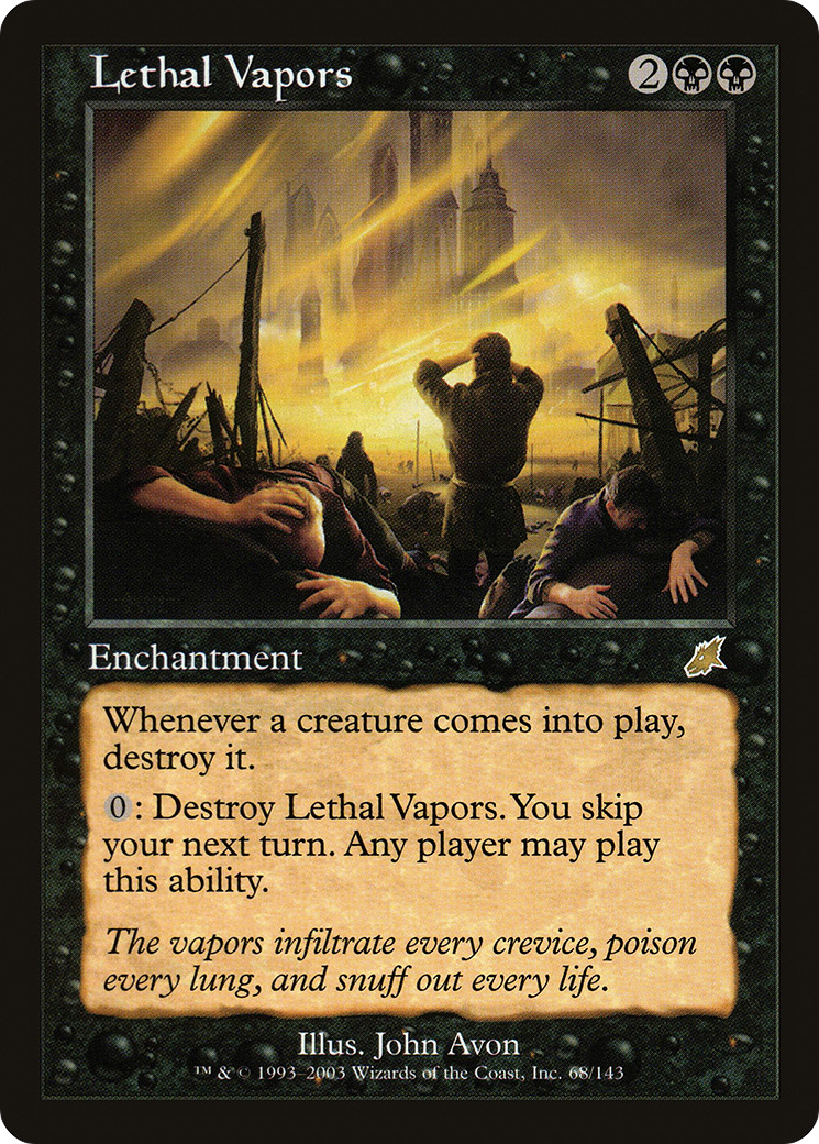 Lethal Vapors (SCG-068) - Scourge Foil - Premium MTG Single from Wizards of the Coast - Just $17.30! Shop now at Game Crave Tournament Store