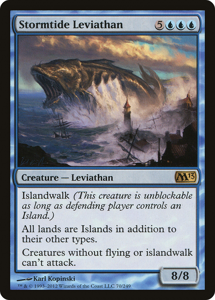 Stormtide Leviathan (M13-070) - Magic 2013 - Premium MTG Single from Wizards of the Coast - Just $0.42! Shop now at Game Crave Tournament Store