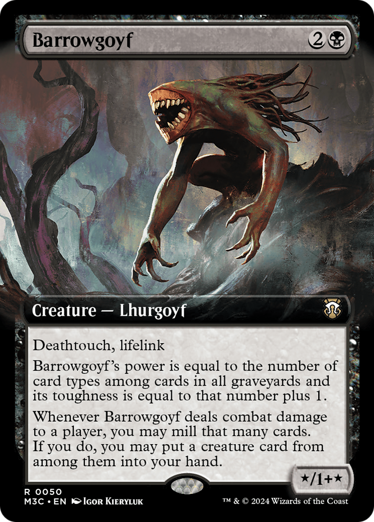 Barrowgoyf (M3C-050) - Modern Horizons 3 Commander: (Extended Art) Foil - Premium MTG Single from Wizards of the Coast - Just $4.26! Shop now at Game Crave Tournament Store