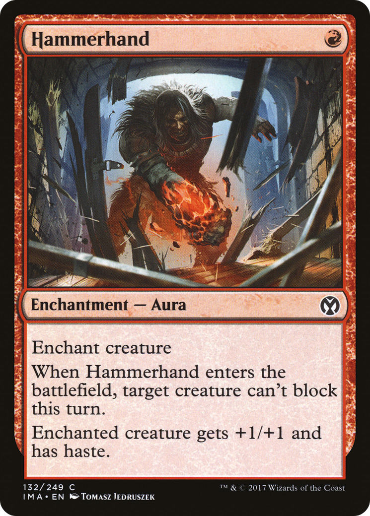 Hammerhand (IMA-132) - Iconic Masters - Premium MTG Single from Wizards of the Coast - Just $0.08! Shop now at Game Crave Tournament Store