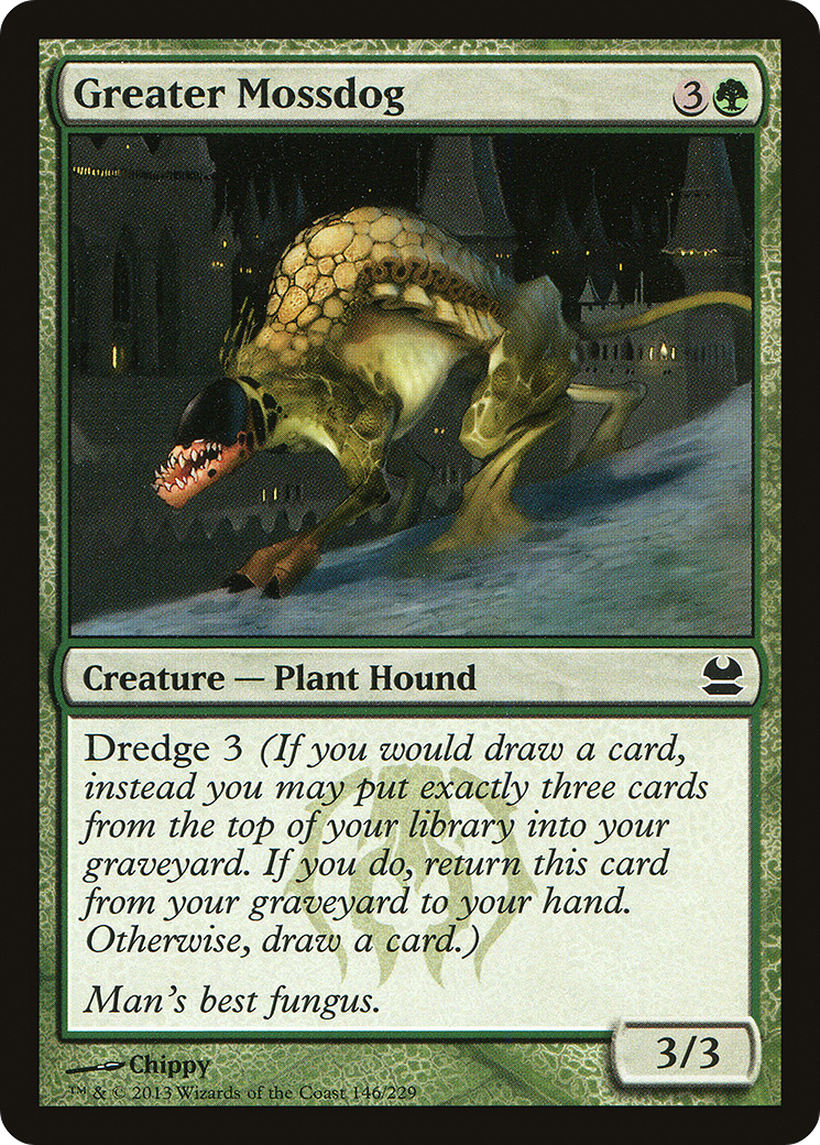 Greater Mossdog (MMA-146) - Modern Masters Foil - Premium MTG Single from Wizards of the Coast - Just $0.08! Shop now at Game Crave Tournament Store