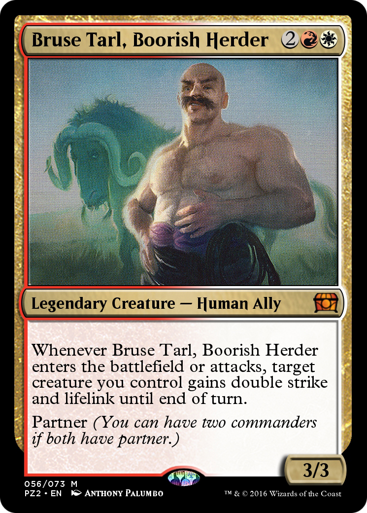 Bruse Tarl, Boorish Herder (PZ2-056) - Treasure Chest - Premium MTG Single from Wizards of the Coast - Just $0! Shop now at Game Crave Tournament Store