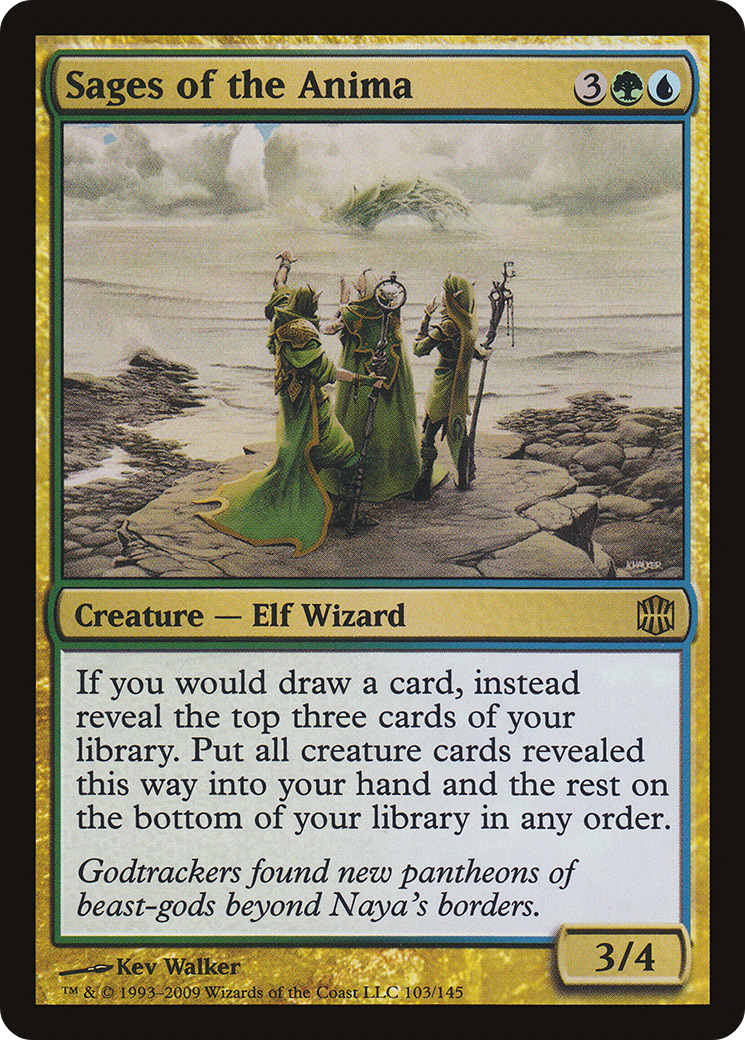 Sages of the Anima (ARB-103) - Alara Reborn Foil - Premium MTG Single from Wizards of the Coast - Just $0.20! Shop now at Game Crave Tournament Store